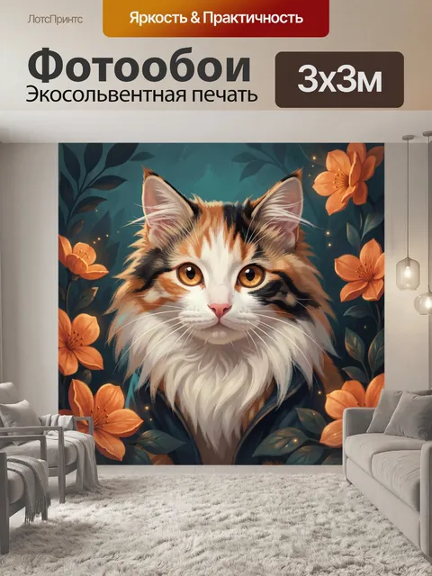 300 × 300 см · Экосольвентная печать