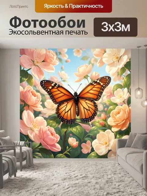 300 × 300 см · Экосольвентная печать