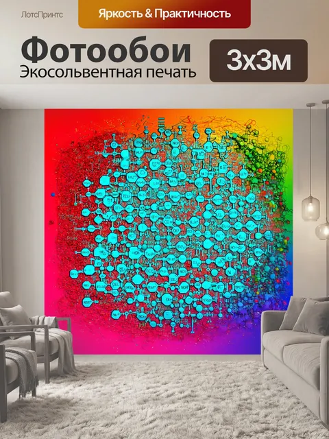 Фотообои структурные формулы как искусство: создайте коллаж из различных химических формул