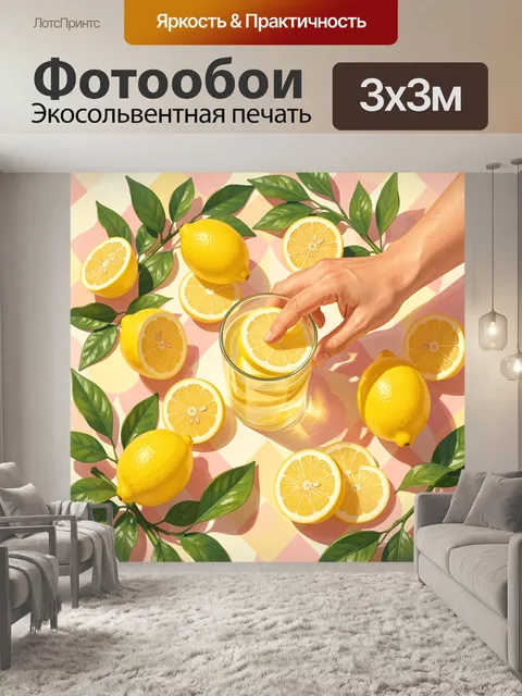 300 × 300 см · Экосольвентная печать