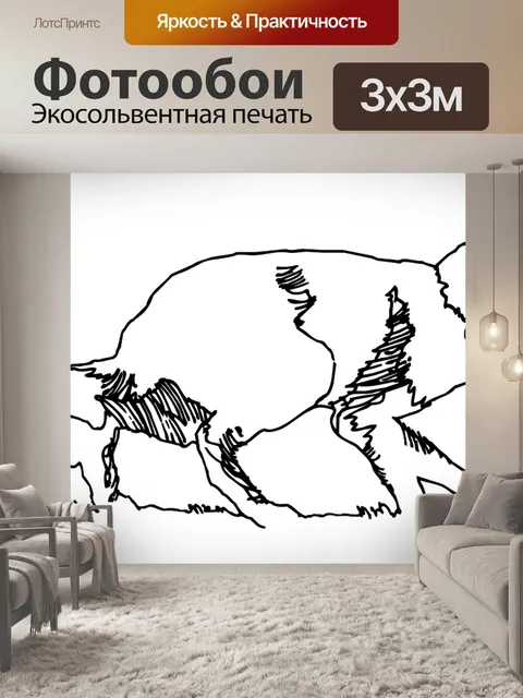 Фотообои Набросок