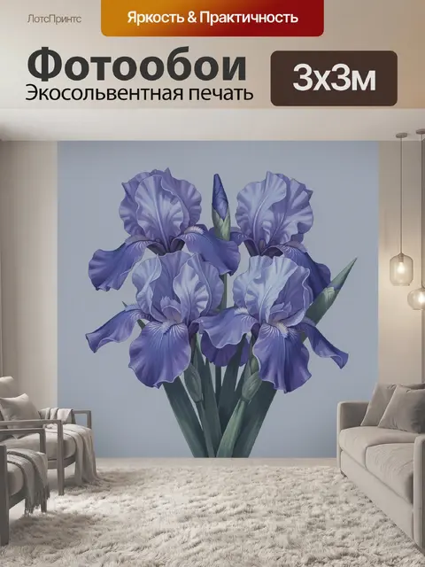 300 × 300 см · Экосольвентная печать