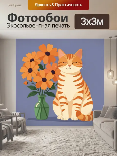 300 × 300 см · Экосольвентная печать