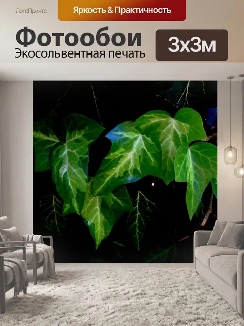 Фотообои Листья