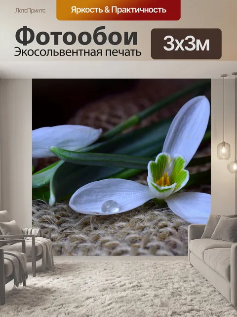 Фотообои весенние цветы