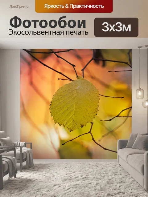 Фотообои Листья