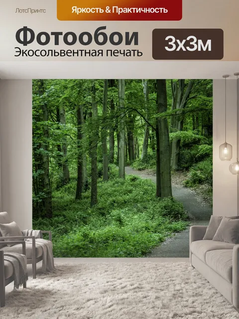 Фотообои лес