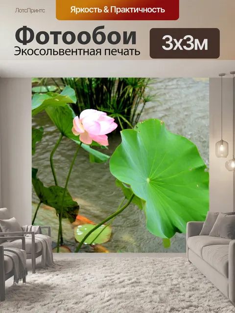 Фотообои Цветок и листья