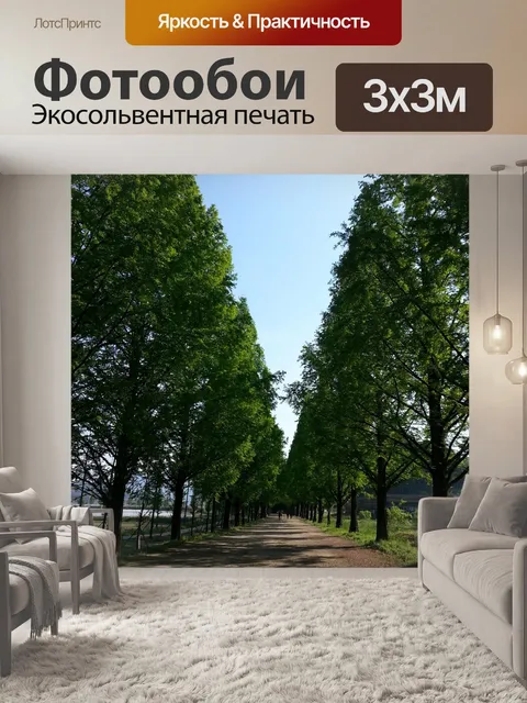 Фотообои Лесная дорога