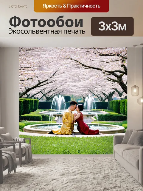 Фотообои вдыхая свежесть весеннего утра