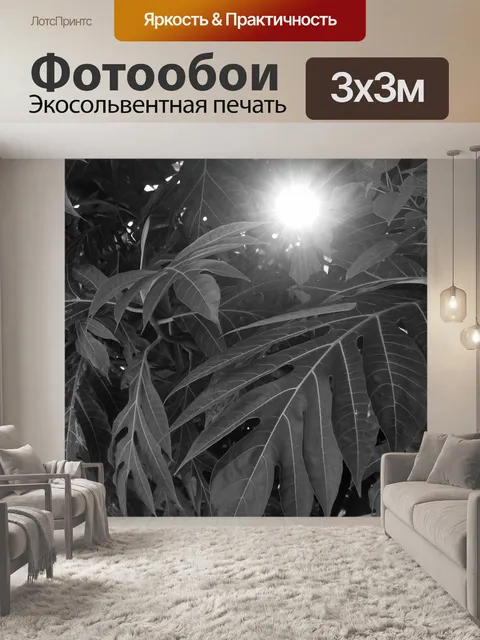 Фотообои Растительность