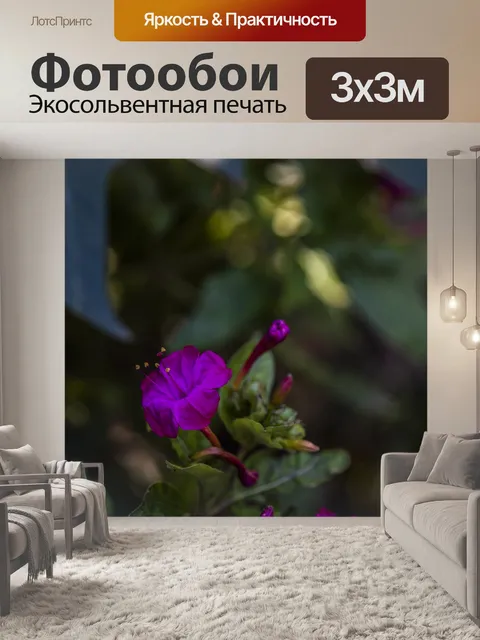 Фотообои Маленький розовый цветок труба