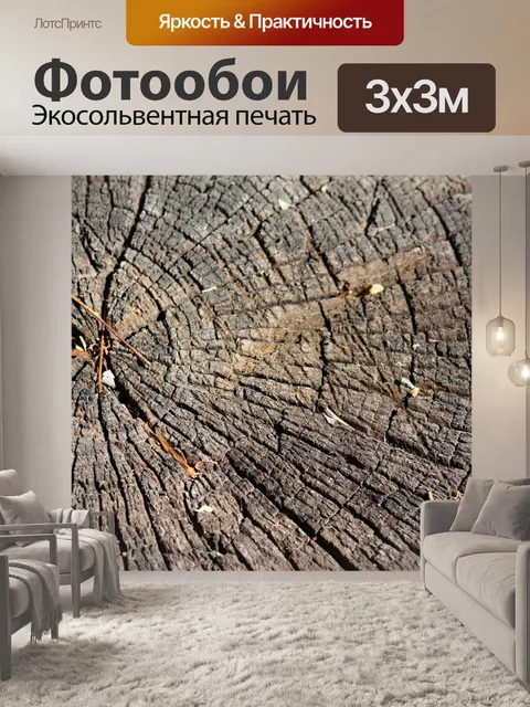 Фотообои Пень текстуры