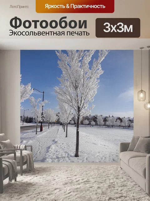 Фотообои Иней