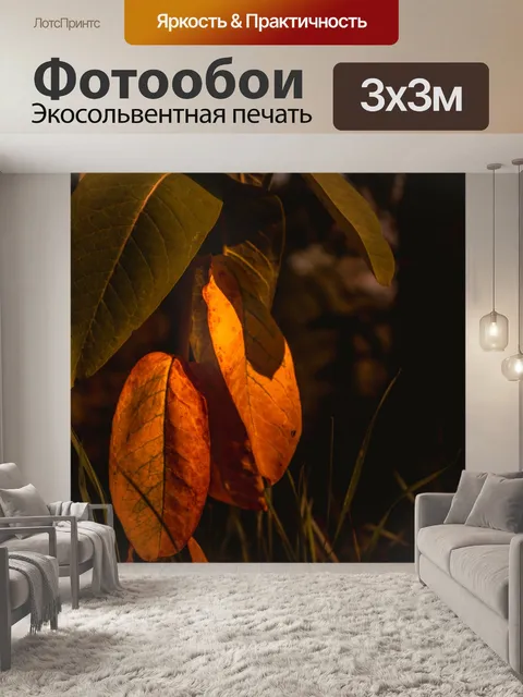 Фотообои Листья