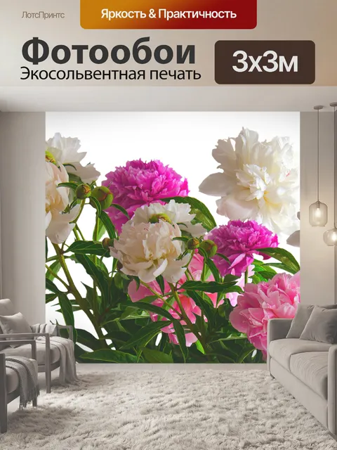 Фотообои Пионы