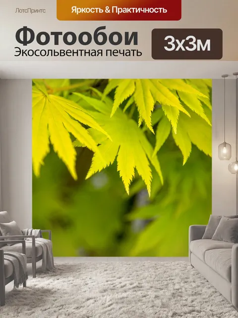 Фотообои Листья