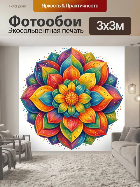 300 × 300 см · Экосольвентная печать