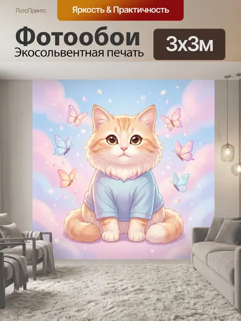 300 × 300 см · Экосольвентная печать