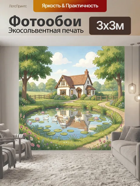 300 × 300 см · Экосольвентная печать