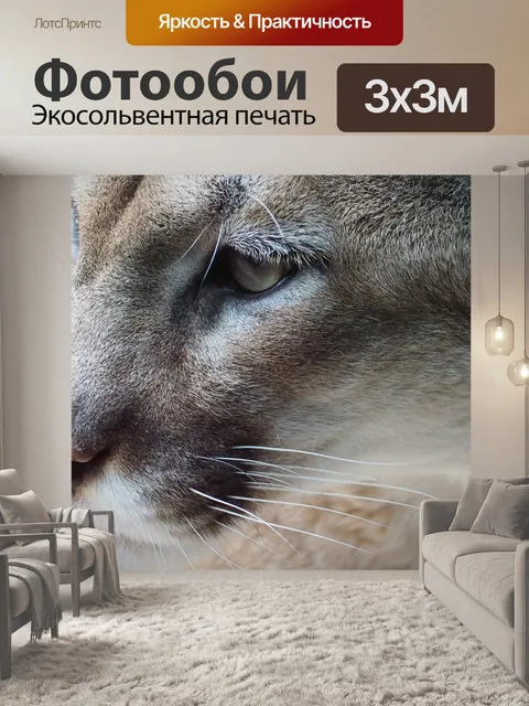 Фотообои Горный лев