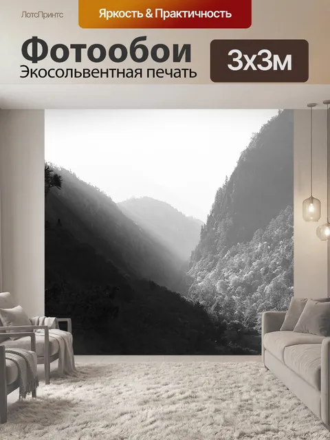 Фотообои Черное и белое