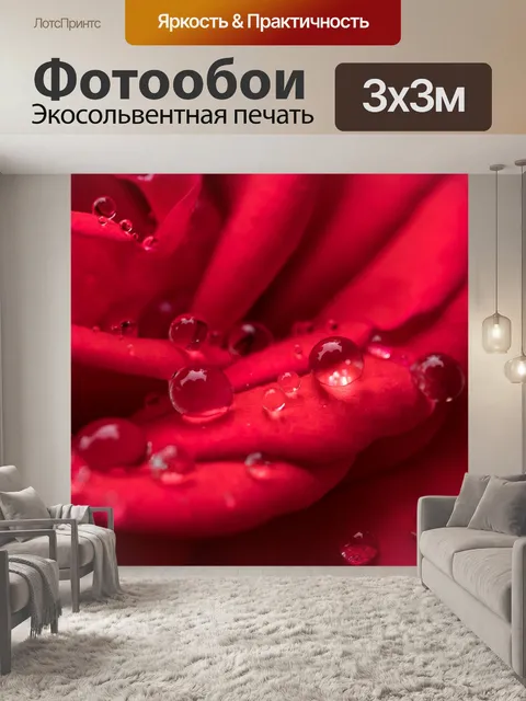 Фотообои Розовые лепестки