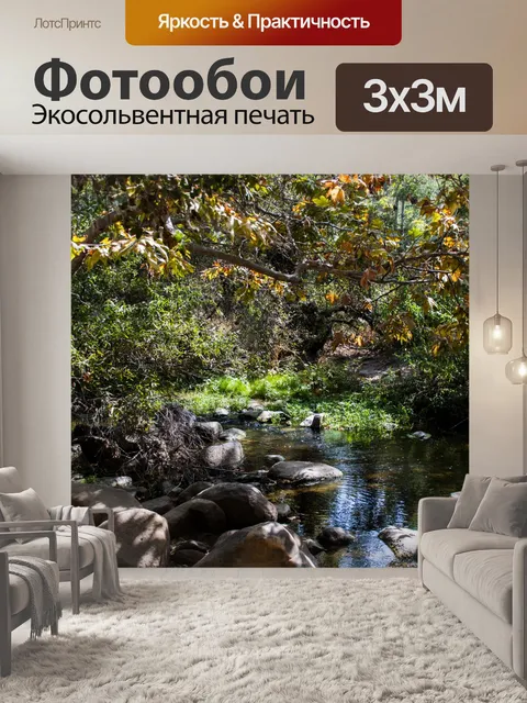 Фотообои Осенний поток