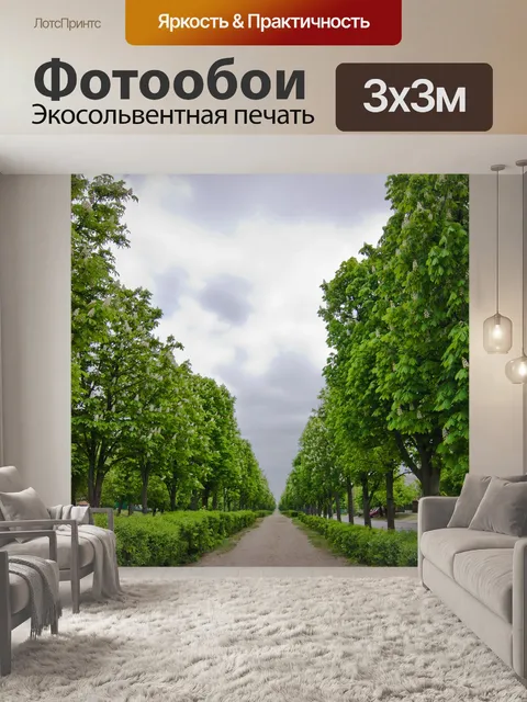 Фотообои Аллея