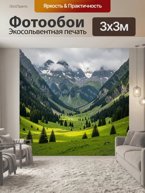 300 × 300 см · Экосольвентная печать