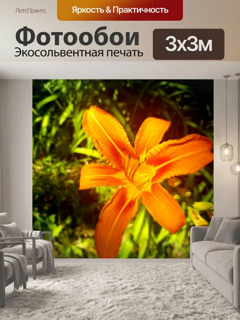Фотообои тигровая лилия