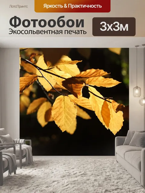 Фотообои Листья