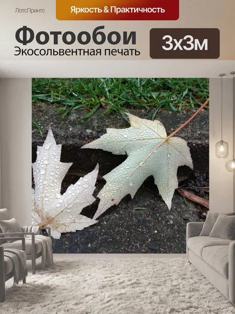 Фотообои Листья