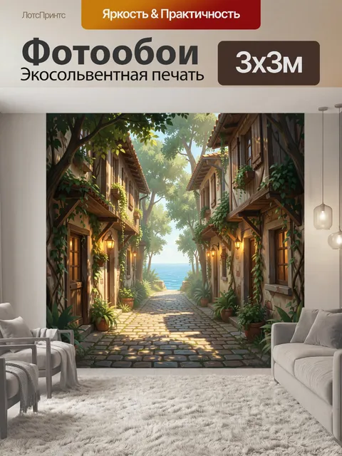 300 × 300 см · Экосольвентная печать
