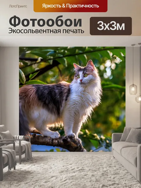 Фотообои Кошка