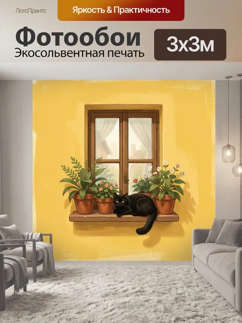 300 × 300 см · Экосольвентная печать