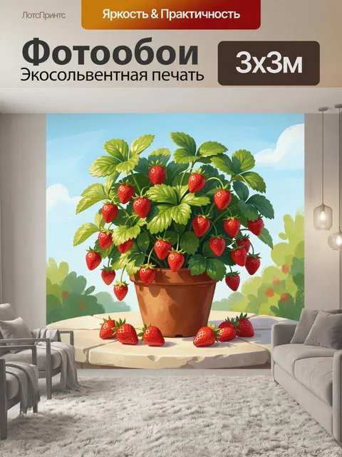 300 × 300 см · Экосольвентная печать
