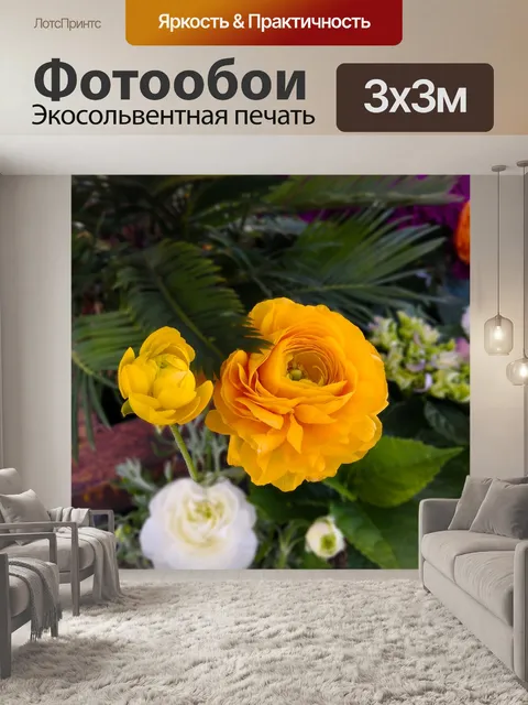 Фотообои Цветы