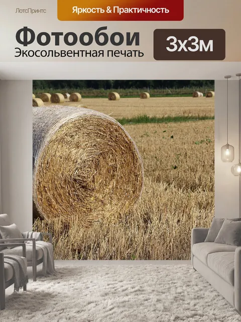 Фотообои Сено