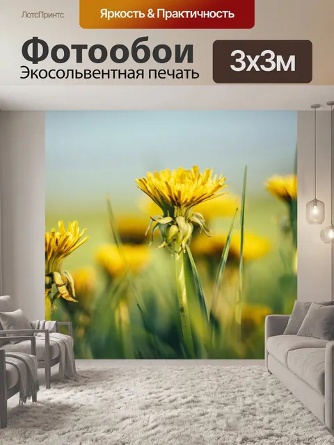 Фотообои Цветы
