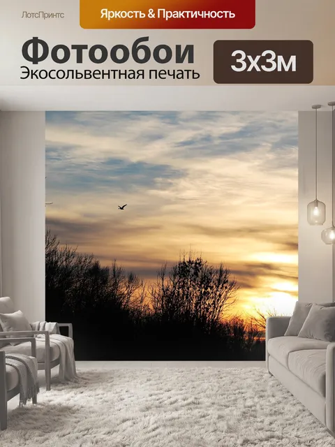 Фотообои Заход солнца