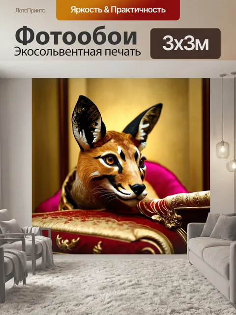 Фотообои животные в стиле барокко