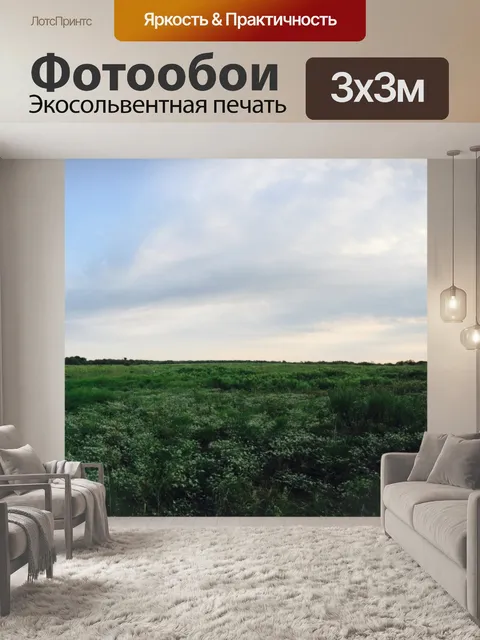 Фотообои Поле в полдень