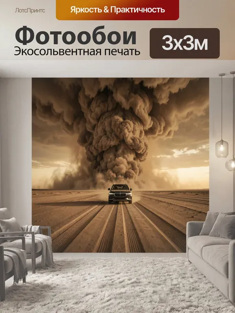 300 × 300 см · Экосольвентная печать