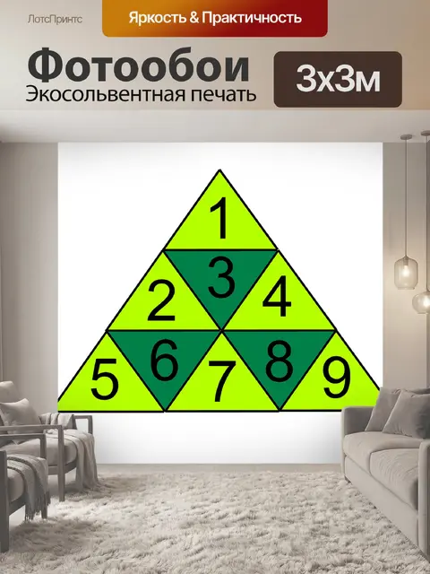 Фотообои Номер