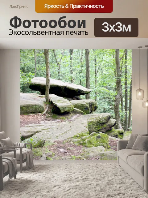 Фотообои Clifftop в лесу