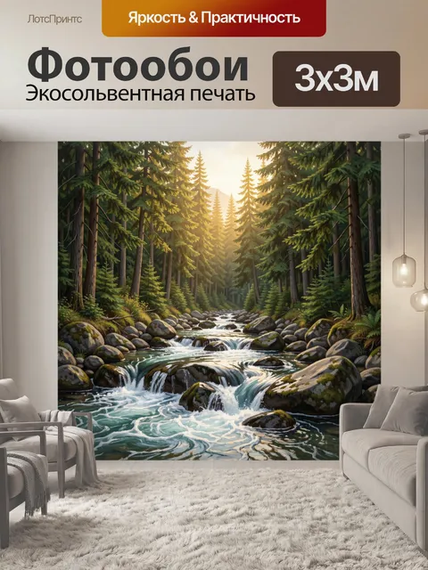 300 × 300 см · Экосольвентная печать