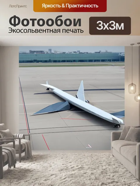 Фотообои фотография аэропорта в мумбаи, сделанная в стиле минимализма, акцент на линии и формы