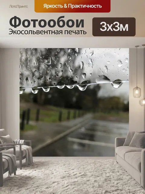 Фотообои Дождь