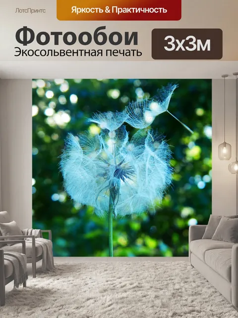 Фотообои Одуванчик